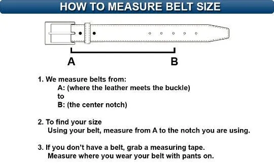 1'' Wide Black Leather Belt Strap