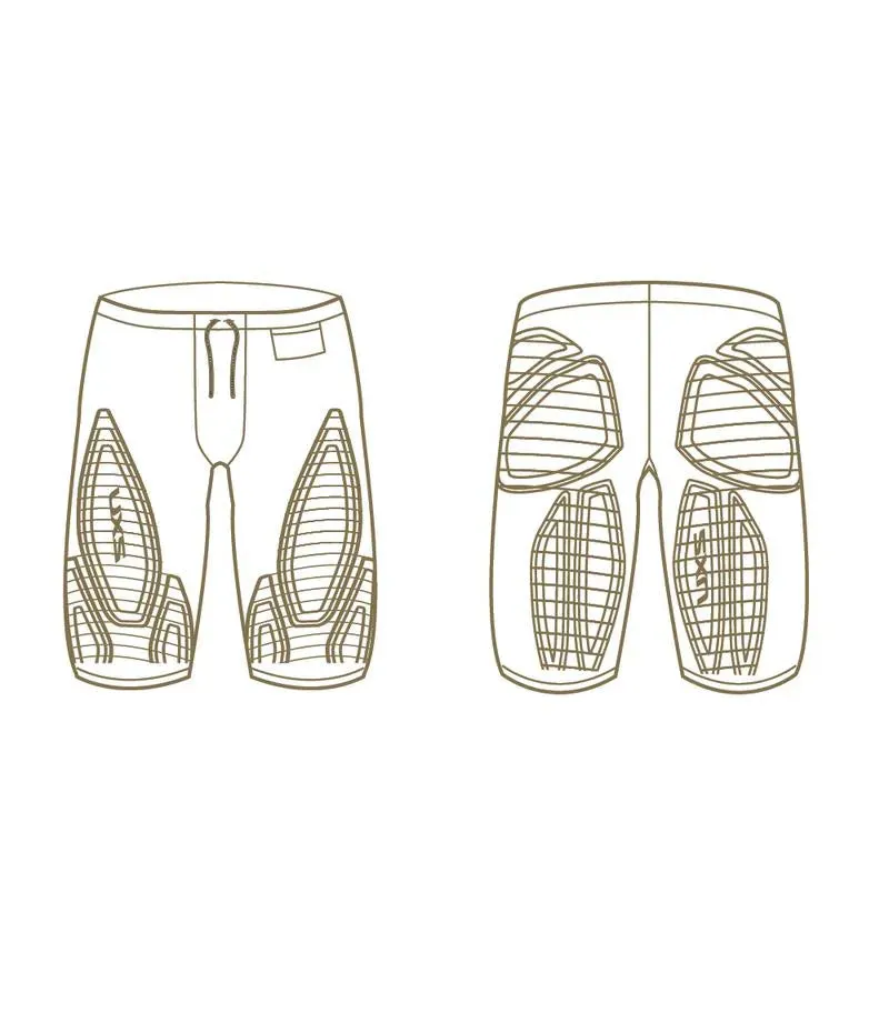 2XU Force Mens Compression Shorts (Black/Gold)