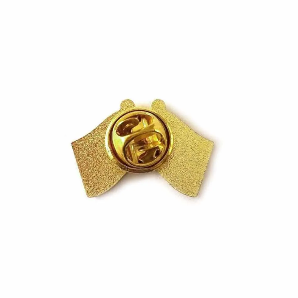 6 USA Israel Crossed Friendship Flag Enamel Lapel Pin Support Badge Patriotic