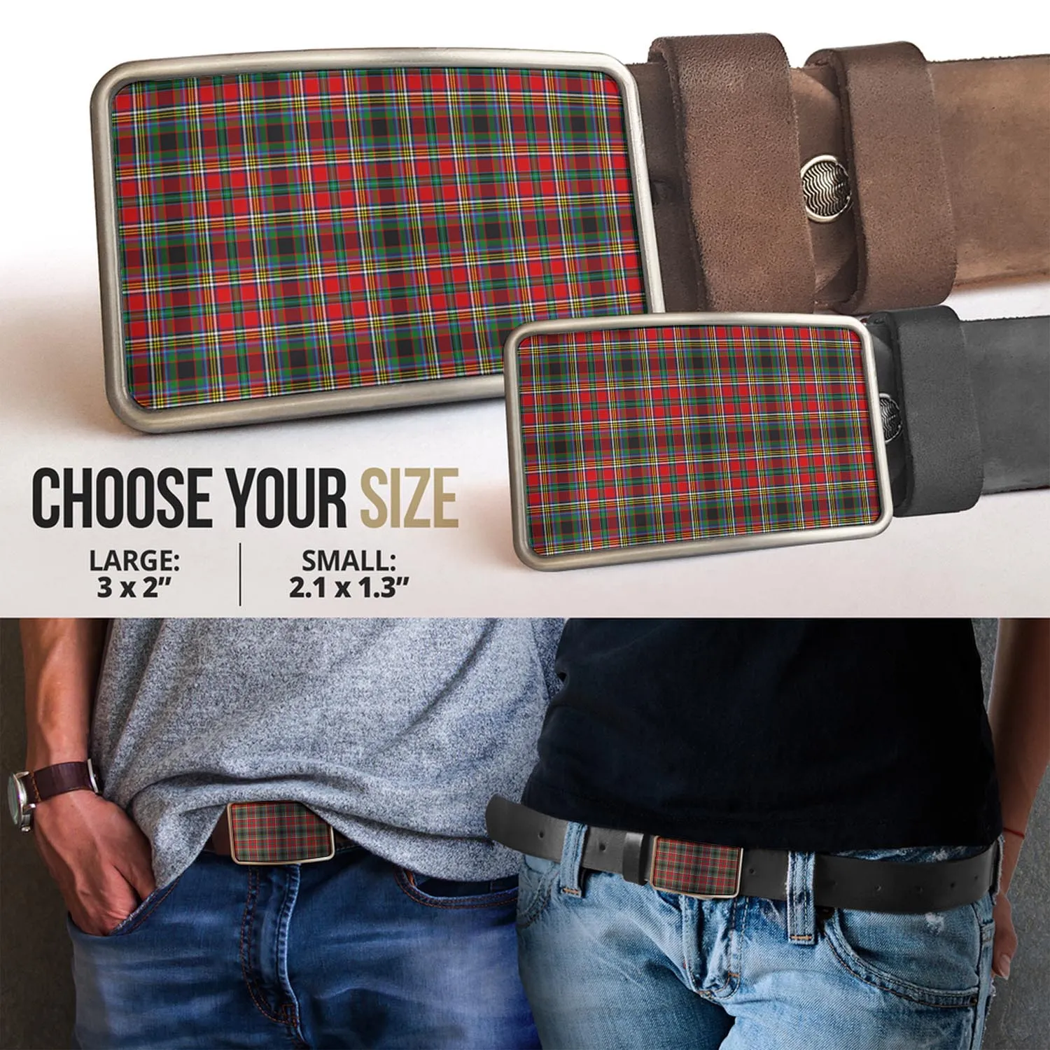 Anderson of Arbrake Tartan Belt Buckles