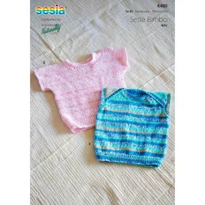Baby Singlet Knitting Pattern (K480)