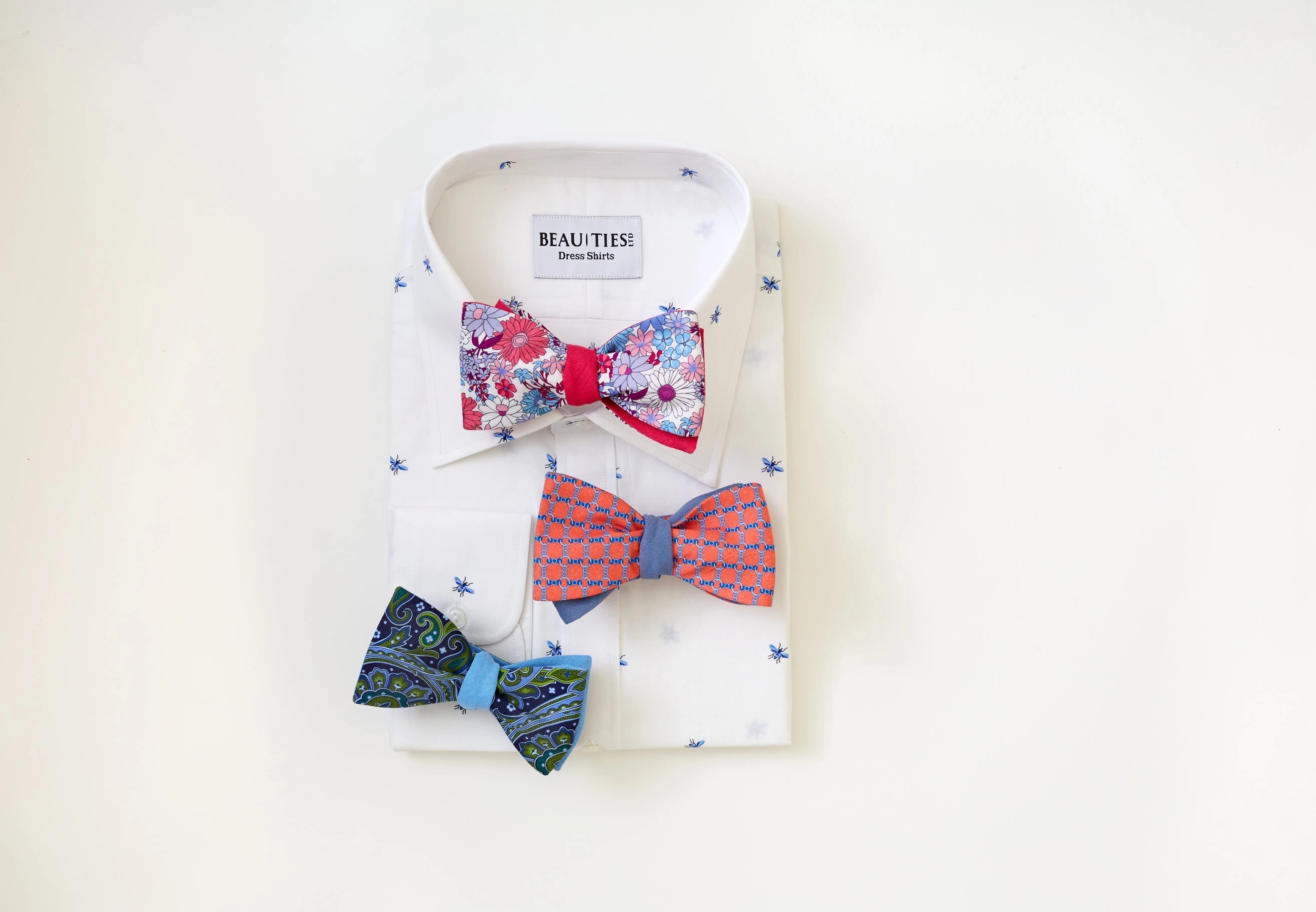 Barshaw Sky - Reversible bow ties