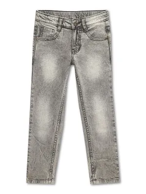 Boys Stretchable Grey Jeans