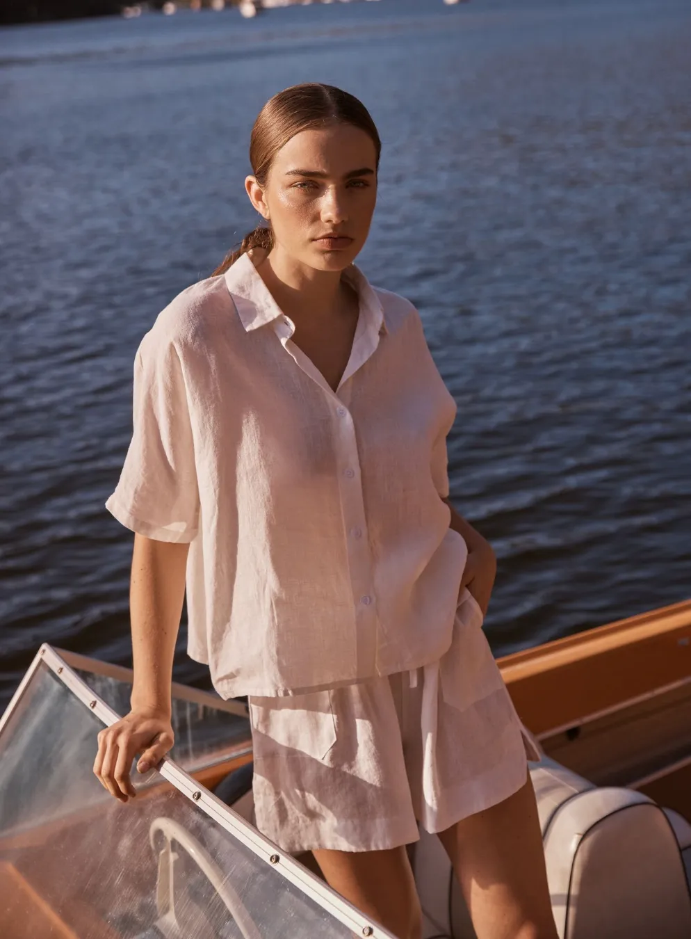 Bronte Linen Shirt - Little Lies