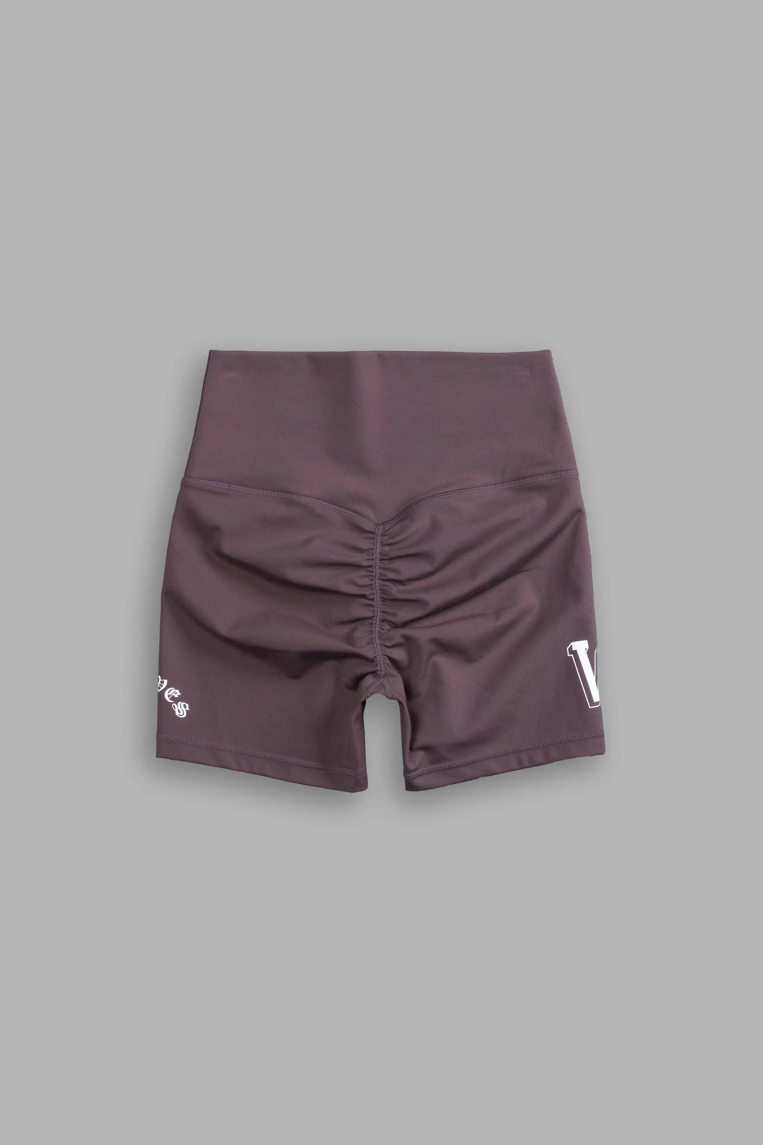 Burnout "Energy" Pump Shorts in Purple Night