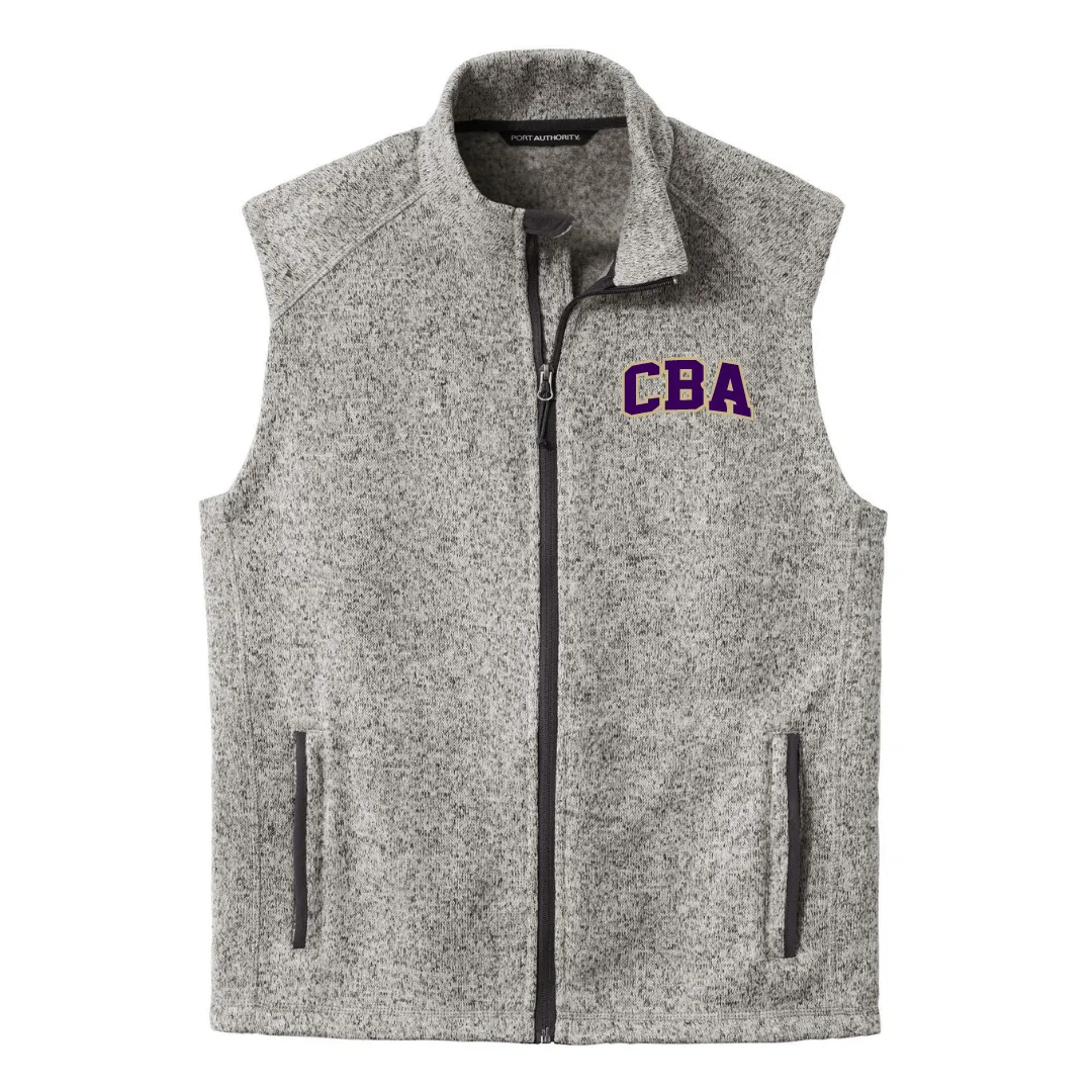 CBA- Men's & Ladies Alpine Sweater Fleece Vest