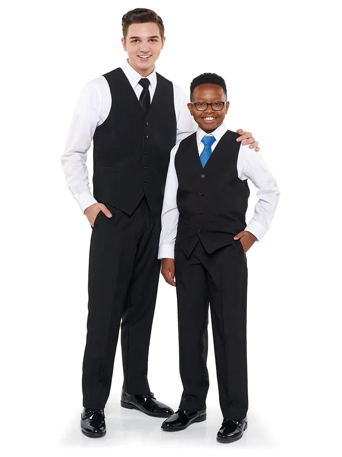 CHARLIE (Style #6705B) - Vest and Tie Ensemble Package - Boys