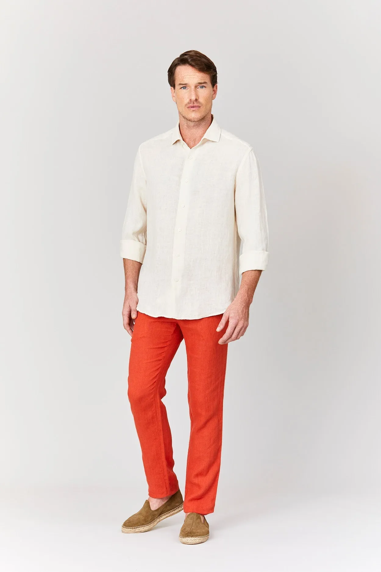 chili basic linen pants
