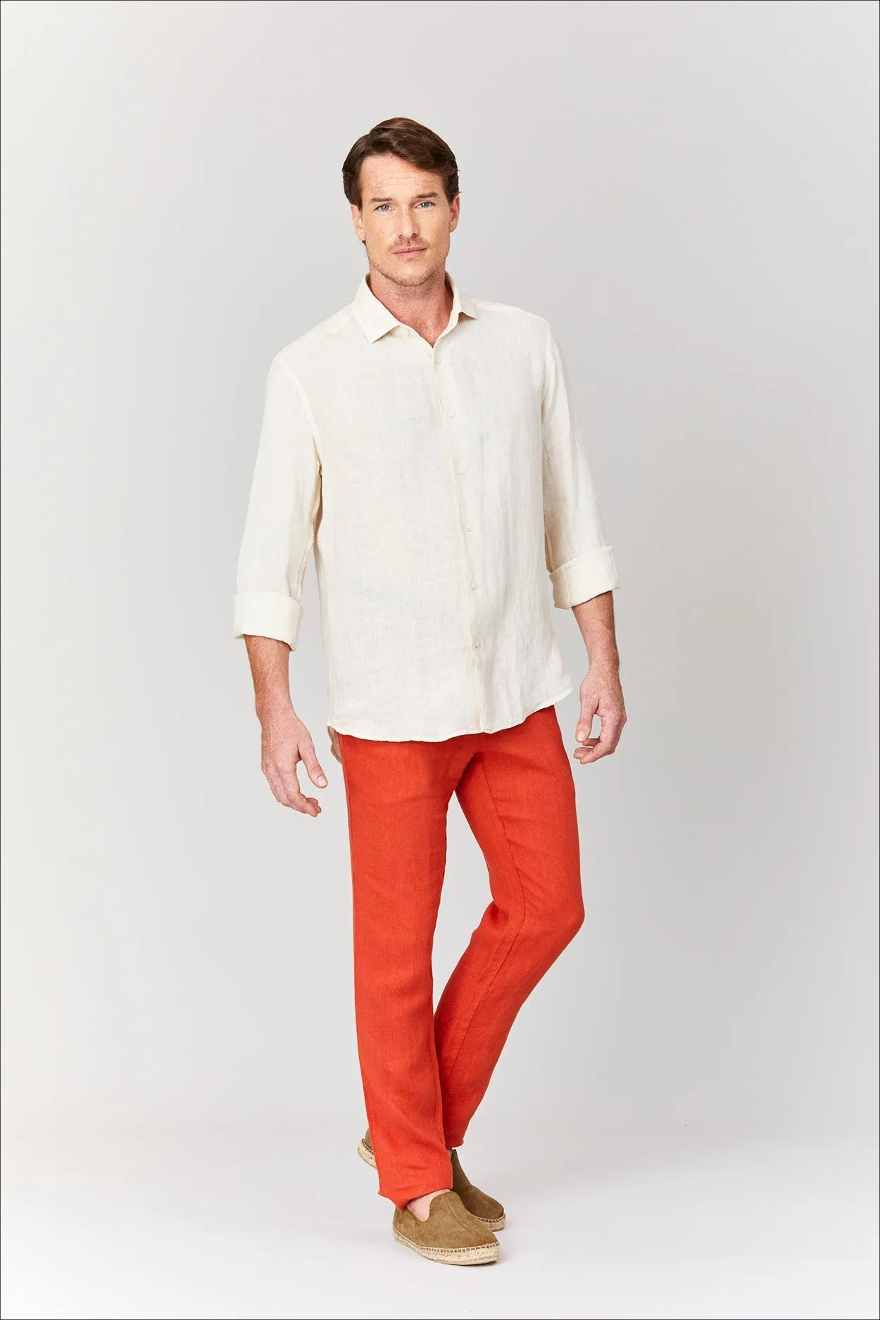chili basic linen pants