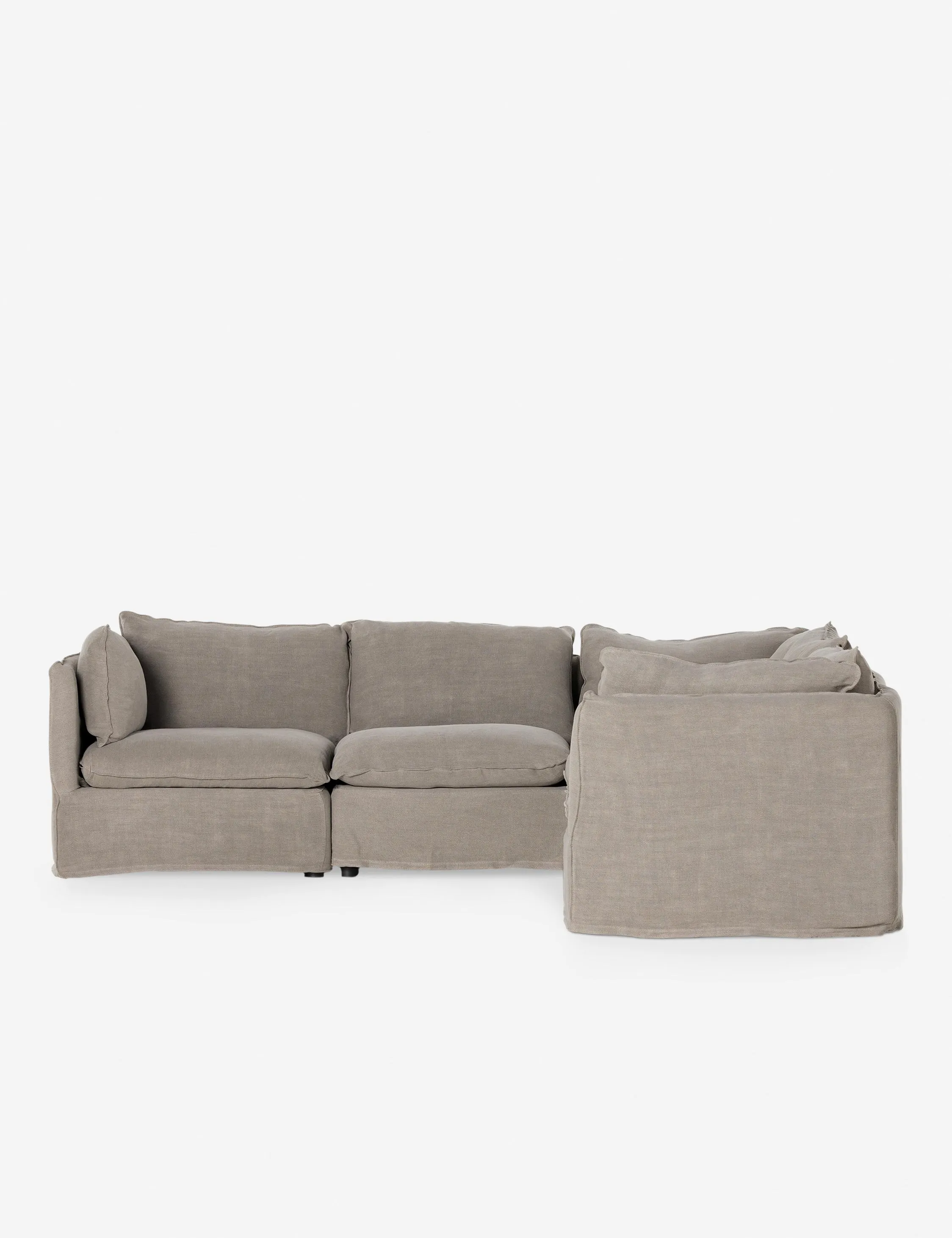 Costello Slipcover Corner Sectional Sofa