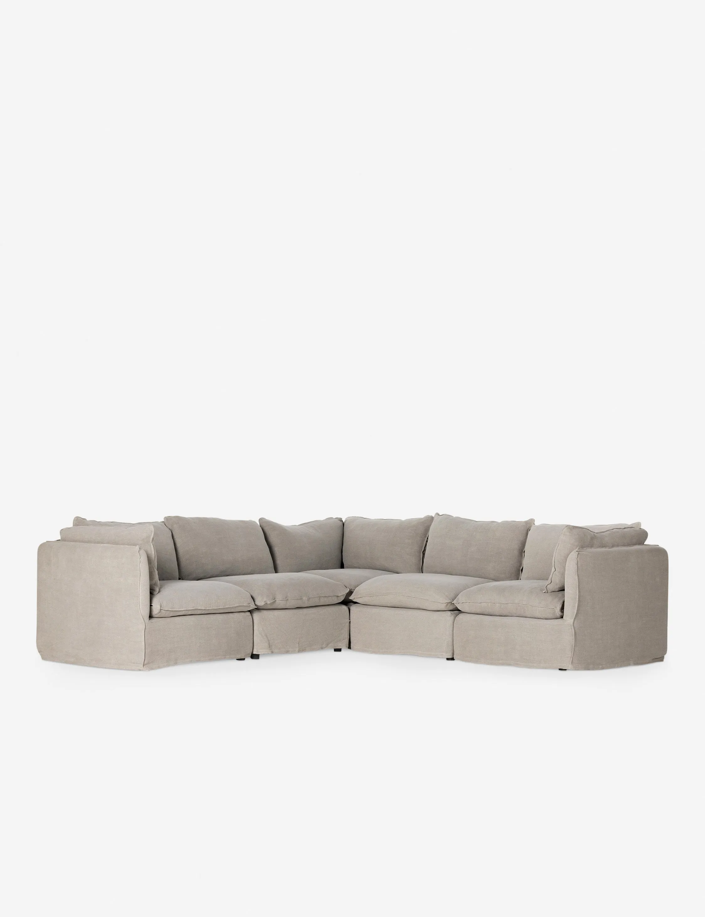 Costello Slipcover Corner Sectional Sofa