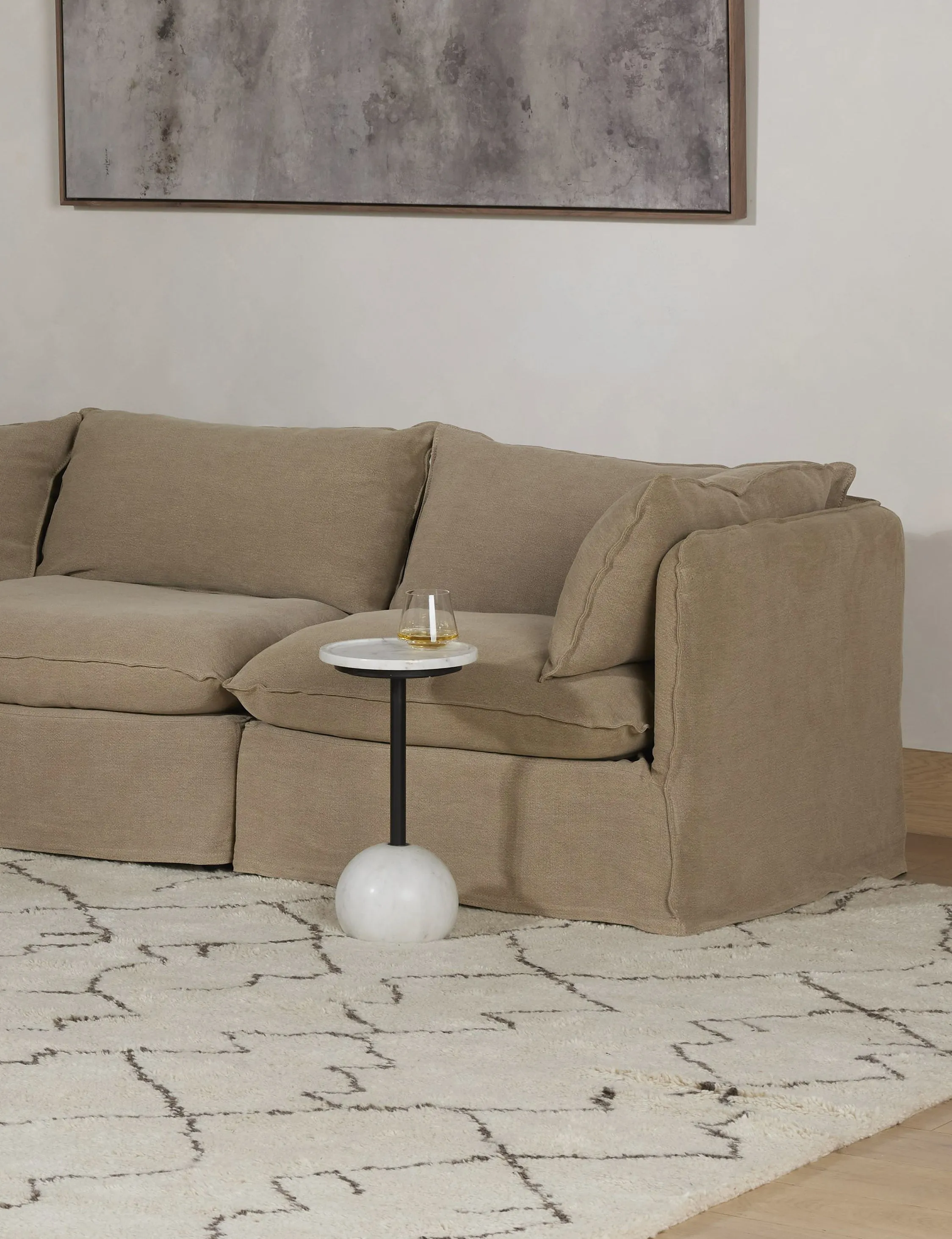 Costello Slipcover Corner Sectional Sofa