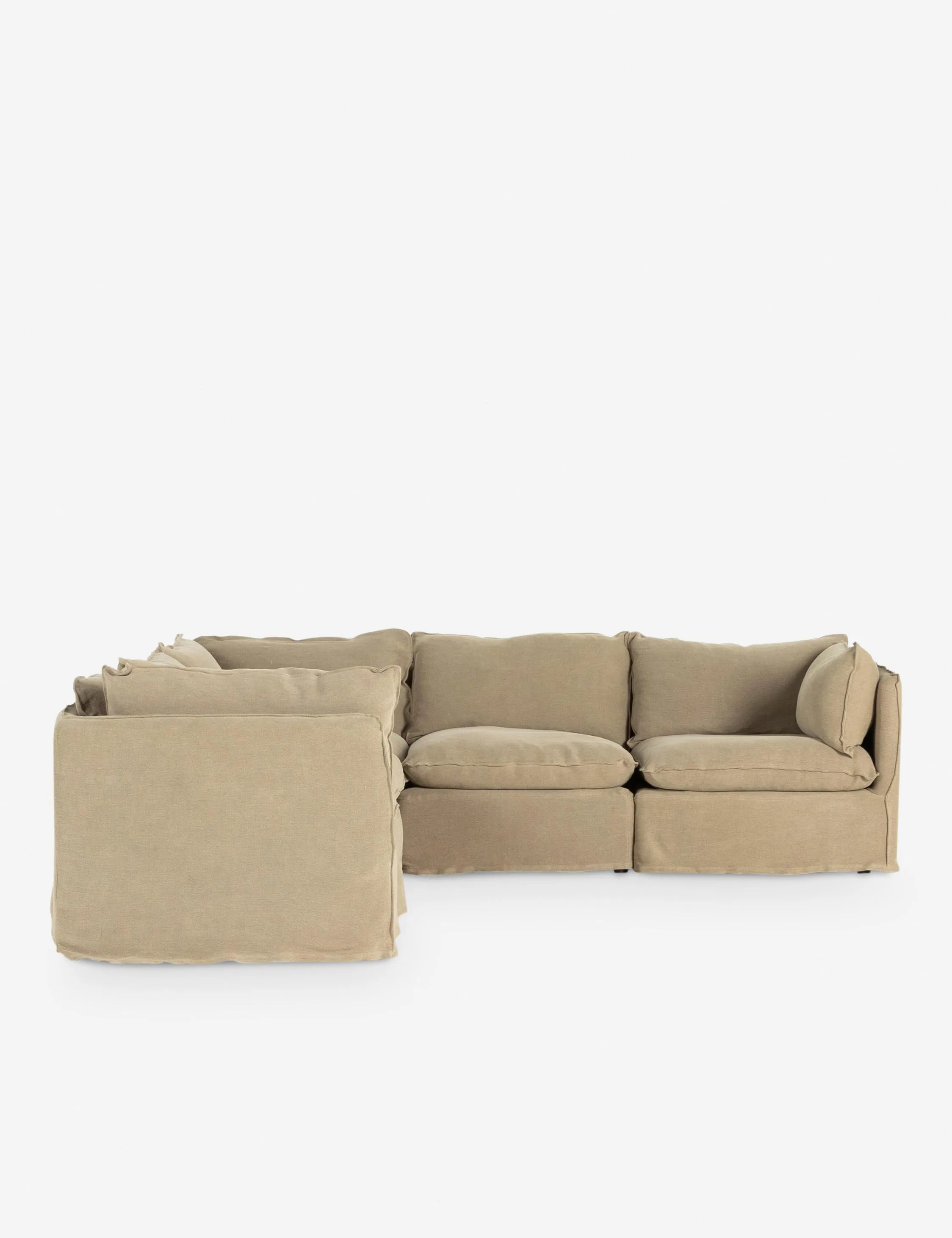 Costello Slipcover Corner Sectional Sofa