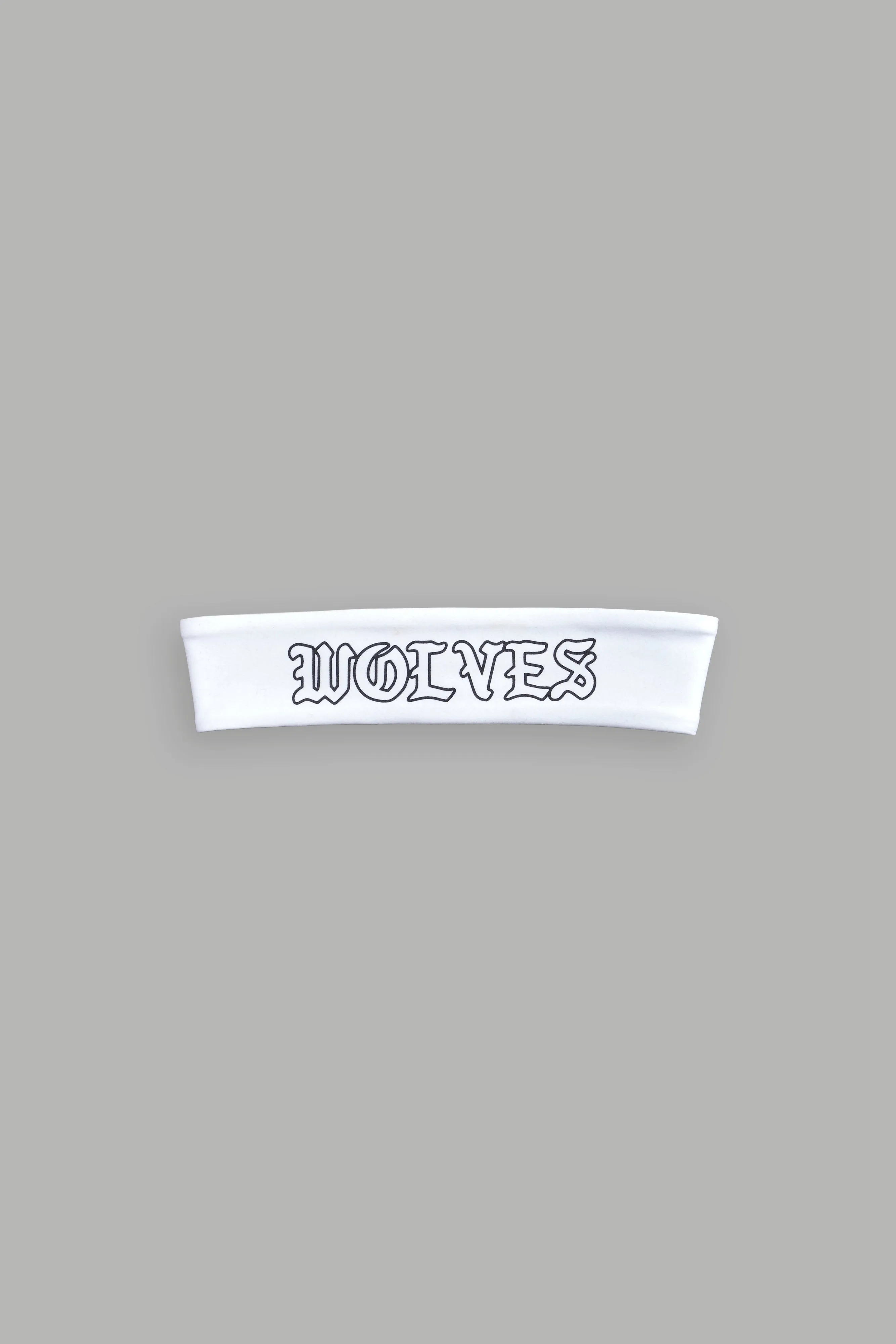 Darc Letter Energy Headband in White