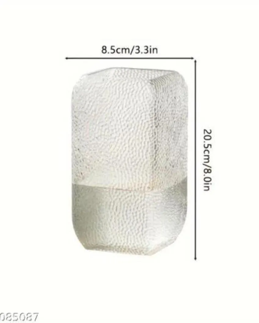 Elevate Your Decor With Glass Vase | 4 x 4 x 8 inches