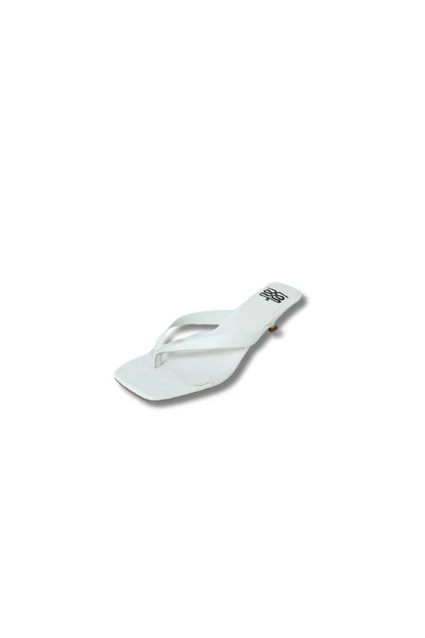 Kitty Heel White