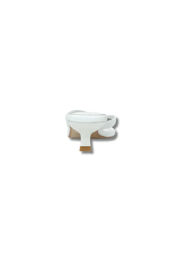 Kitty Heel White