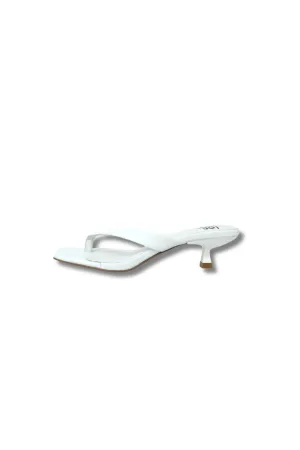 Kitty Heel White