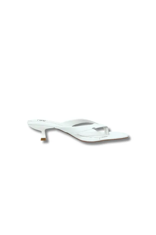 Kitty Heel White