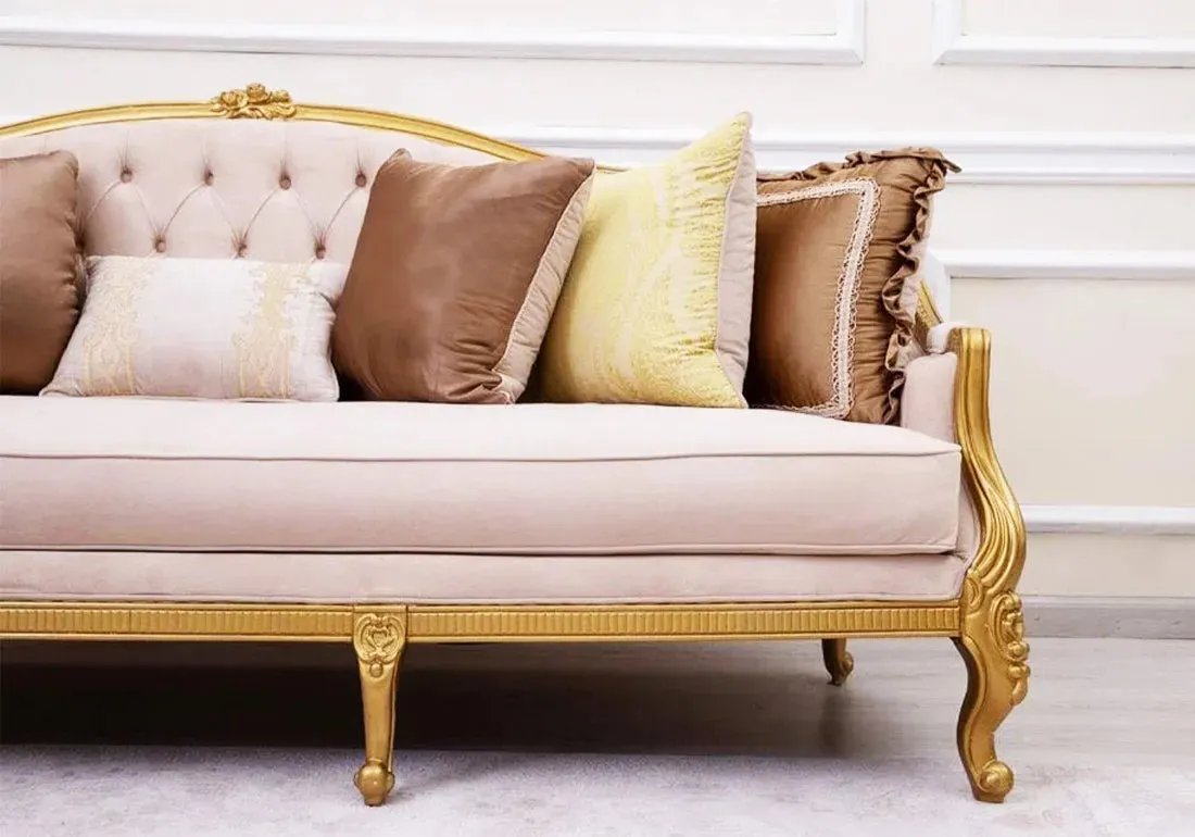 Luxury and Classic Design Wooden Handcrafted Sofa Set