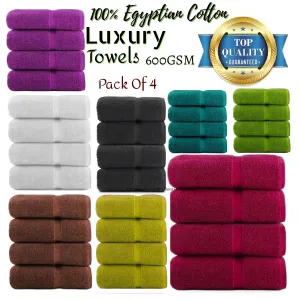 Luxury at Your Fingertips: Buy the Set of 4 High Quality 100% Cotton Hand Towels