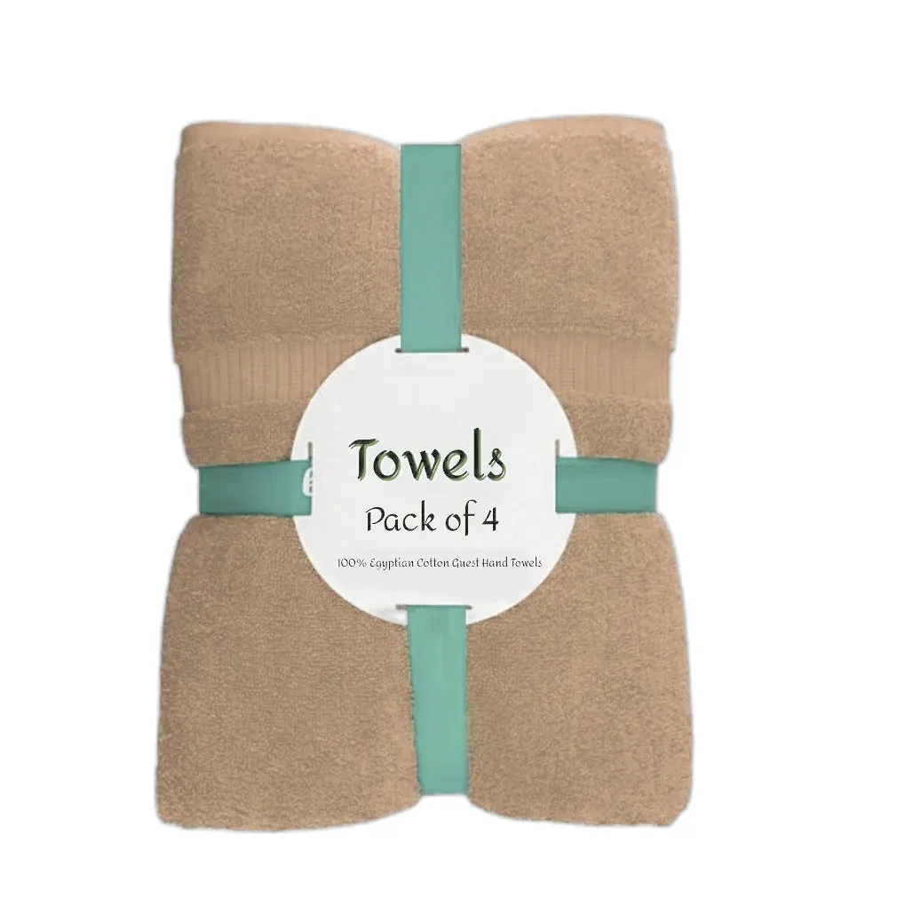 Luxury at Your Fingertips: Buy the Set of 4 High Quality 100% Cotton Hand Towels