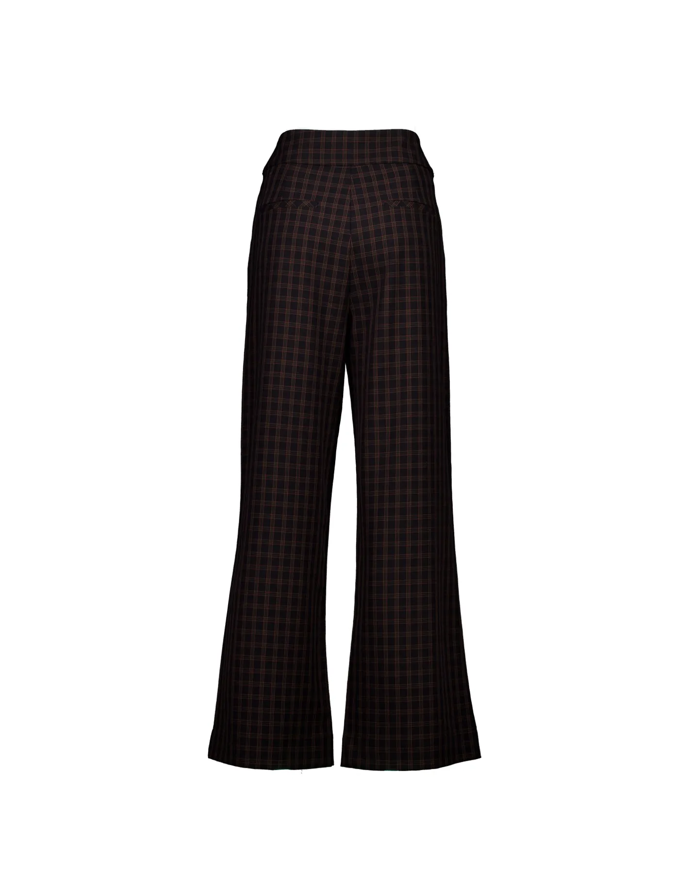 Manhattan Suit Pant in Crepe Check