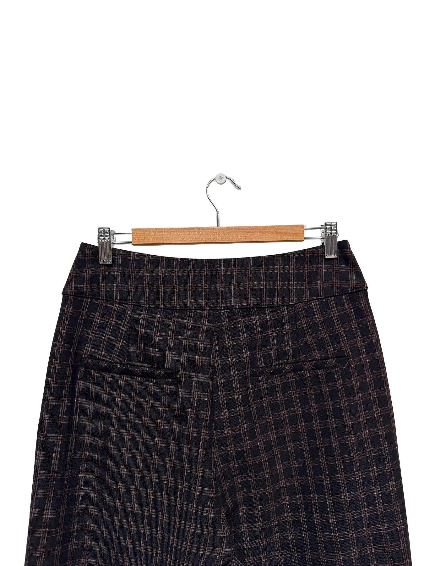Manhattan Suit Pant in Crepe Check