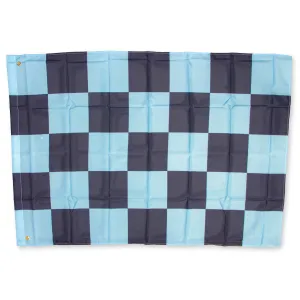 Mc Keever Sports Navy/Sky Blue 5' x 3' Chequered Flag