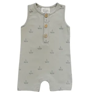 Mebie Baby - Sailboat Shortie Romper