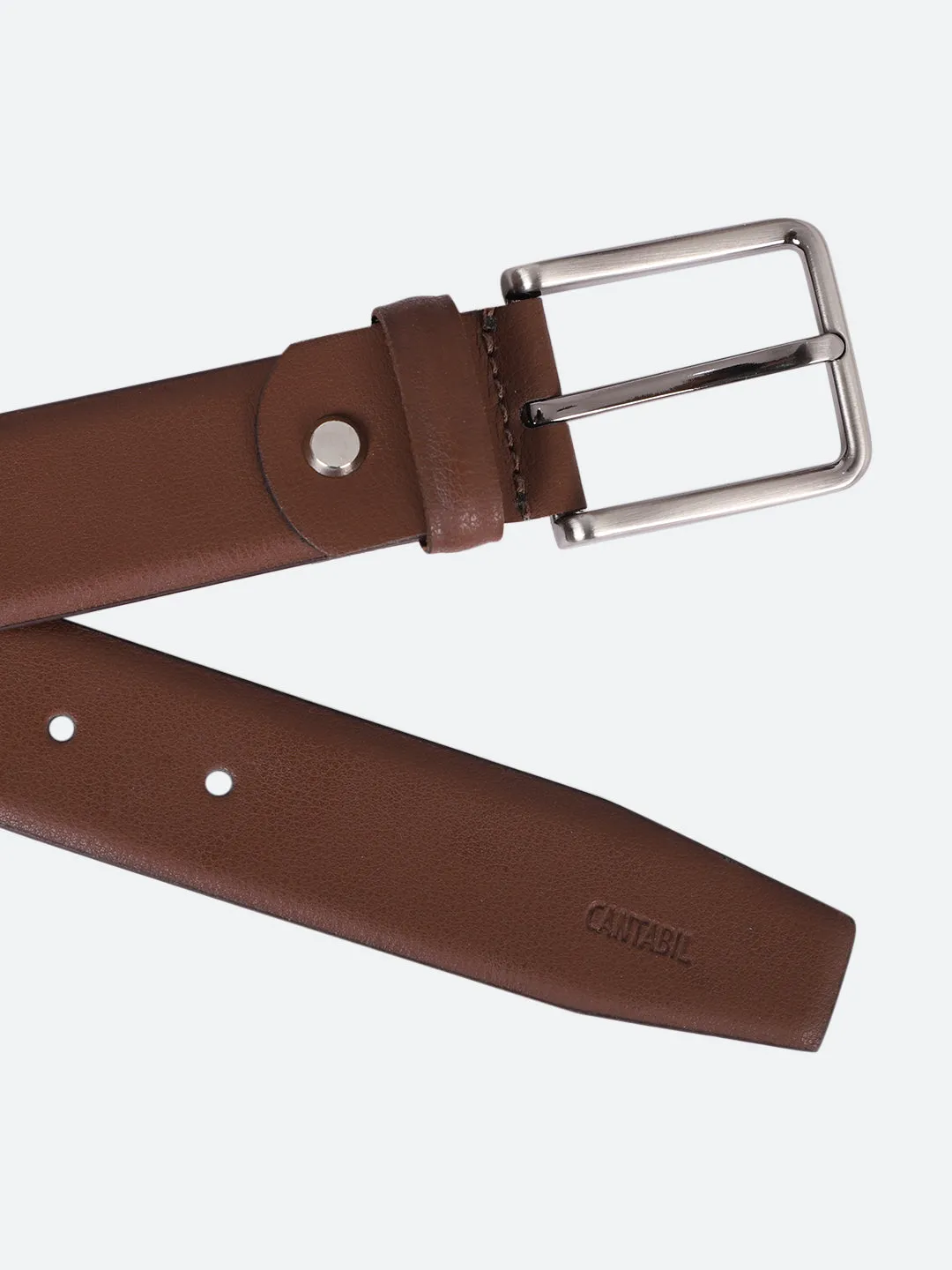 Men's Brown Formal Single Side Belt
