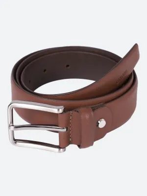 Men's Brown Formal Single Side Belt