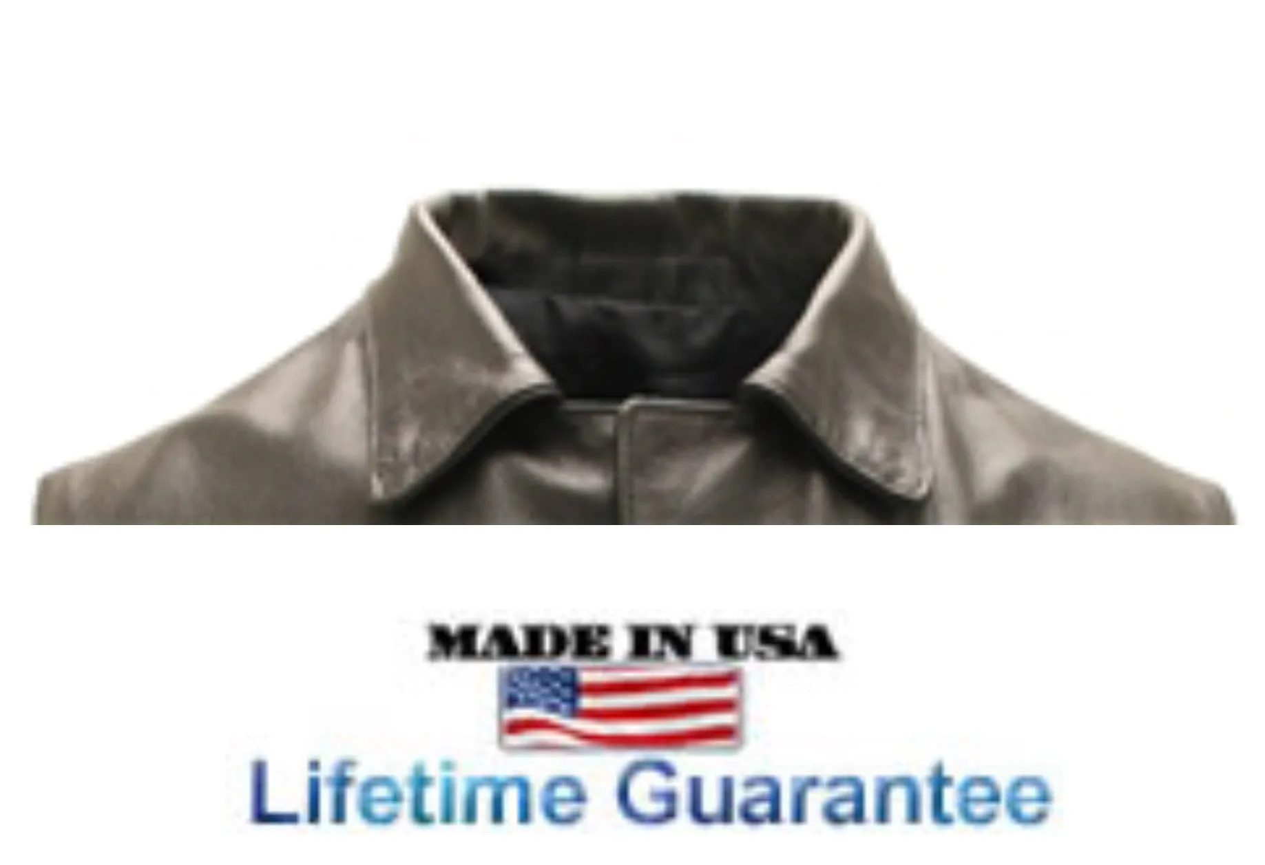 Mens Made in USA Black Leather SOA Style Stand Up Collar Motorcycle Vest Gun Pockets