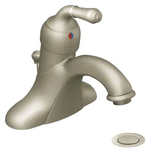 Monticello Chrome one-handle low arc bathroom faucet