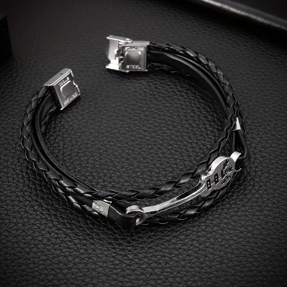 Musical Charm Bracelet Stylish Gift for Trendy Guitar Enthusiasts