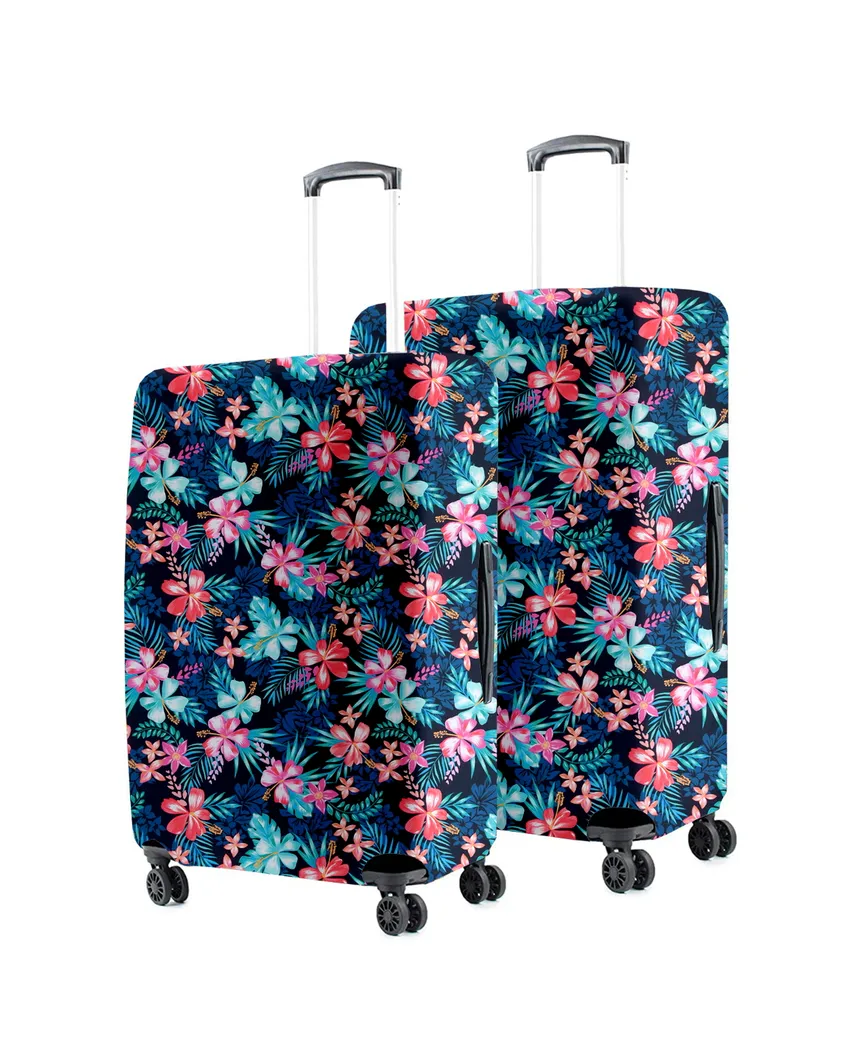 ONLY LUGGAGE COVER | Versatile Polyester Stretchable Printed Protective Luggage Bag Cover