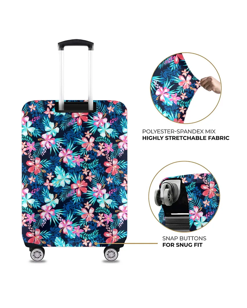 ONLY LUGGAGE COVER | Versatile Polyester Stretchable Printed Protective Luggage Bag Cover