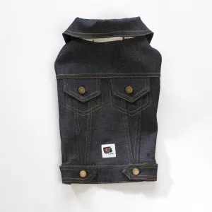 Pawefect Rockstar | Dark Wash Doggie Denim Vest