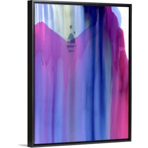 "Ascension" Black Float Frame Canvas Art