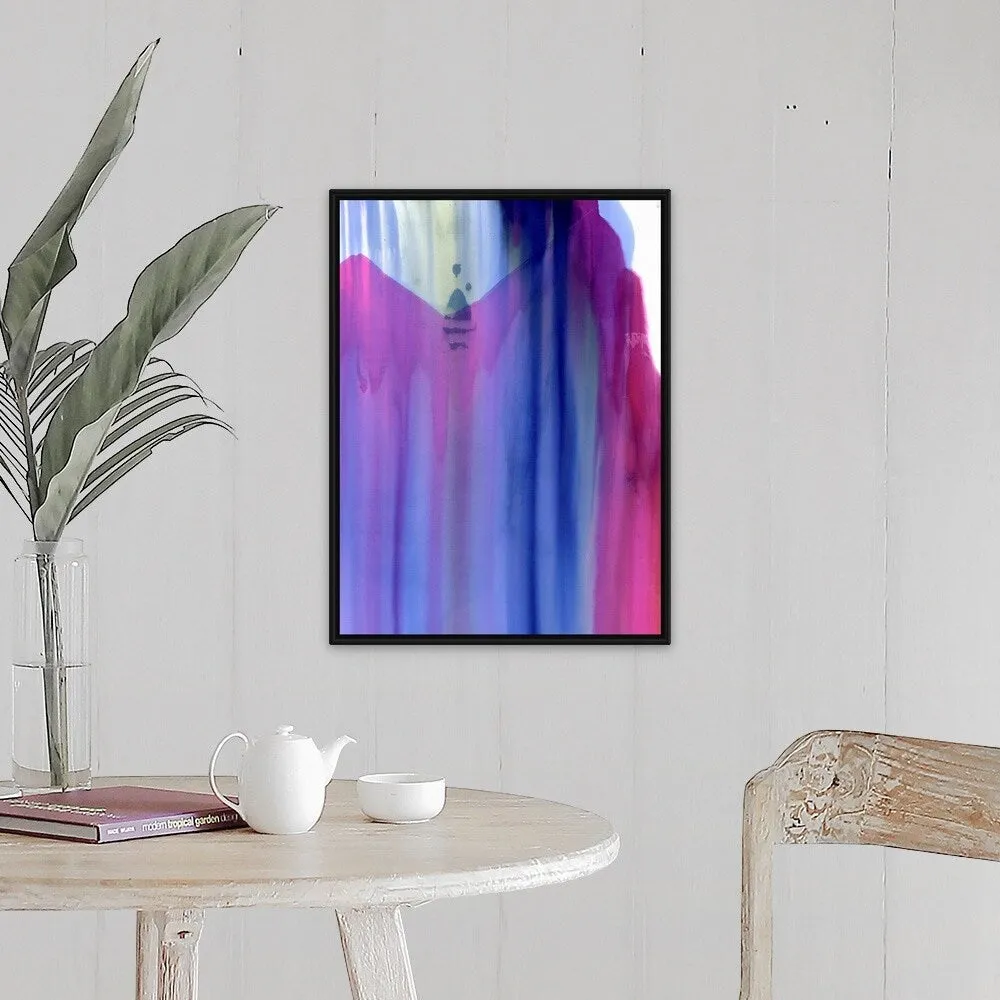 "Ascension" Black Float Frame Canvas Art