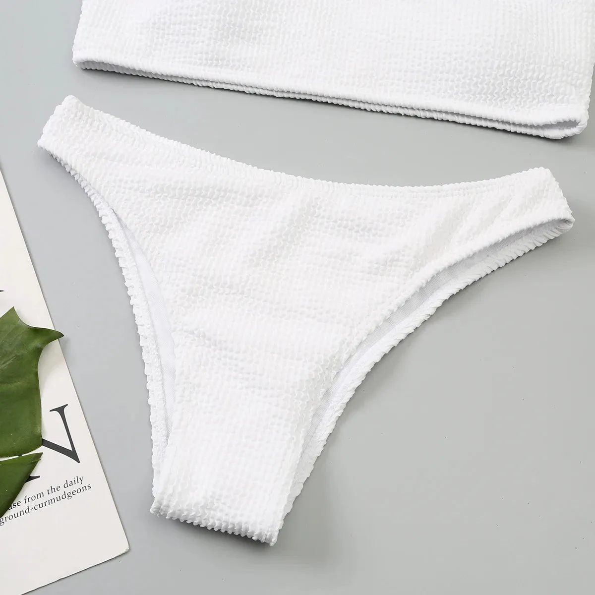 "Breakin Spring" One-Shoulder Bikini