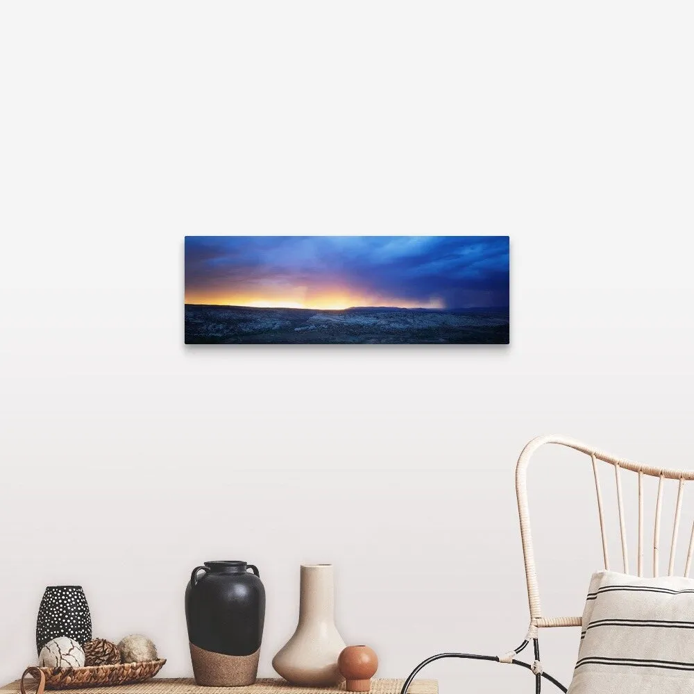 "Clouds and Sunset " Canvas Wall Art