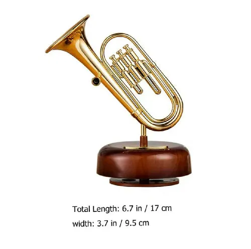 Rotating Trumpet Decor