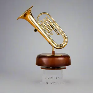 Rotating Trumpet Decor
