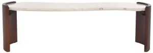 Safavieh Couture Sheyenne Travertine Top Coffee Table, SFV9728