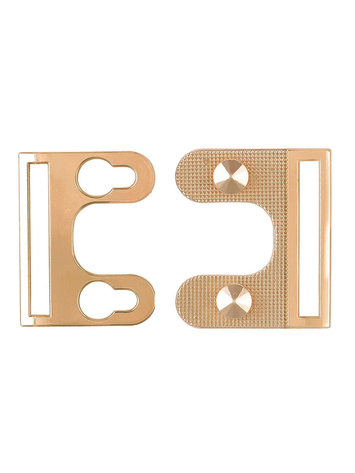 Shiny Gold 2 Part Closure Clasp Buckle