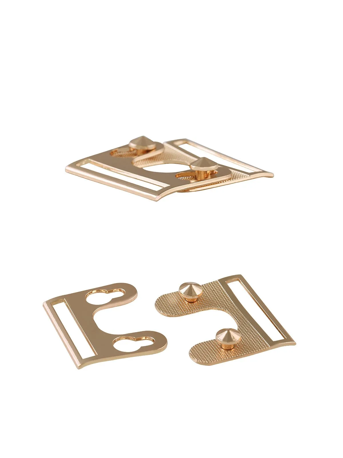 Shiny Gold 2 Part Closure Clasp Buckle