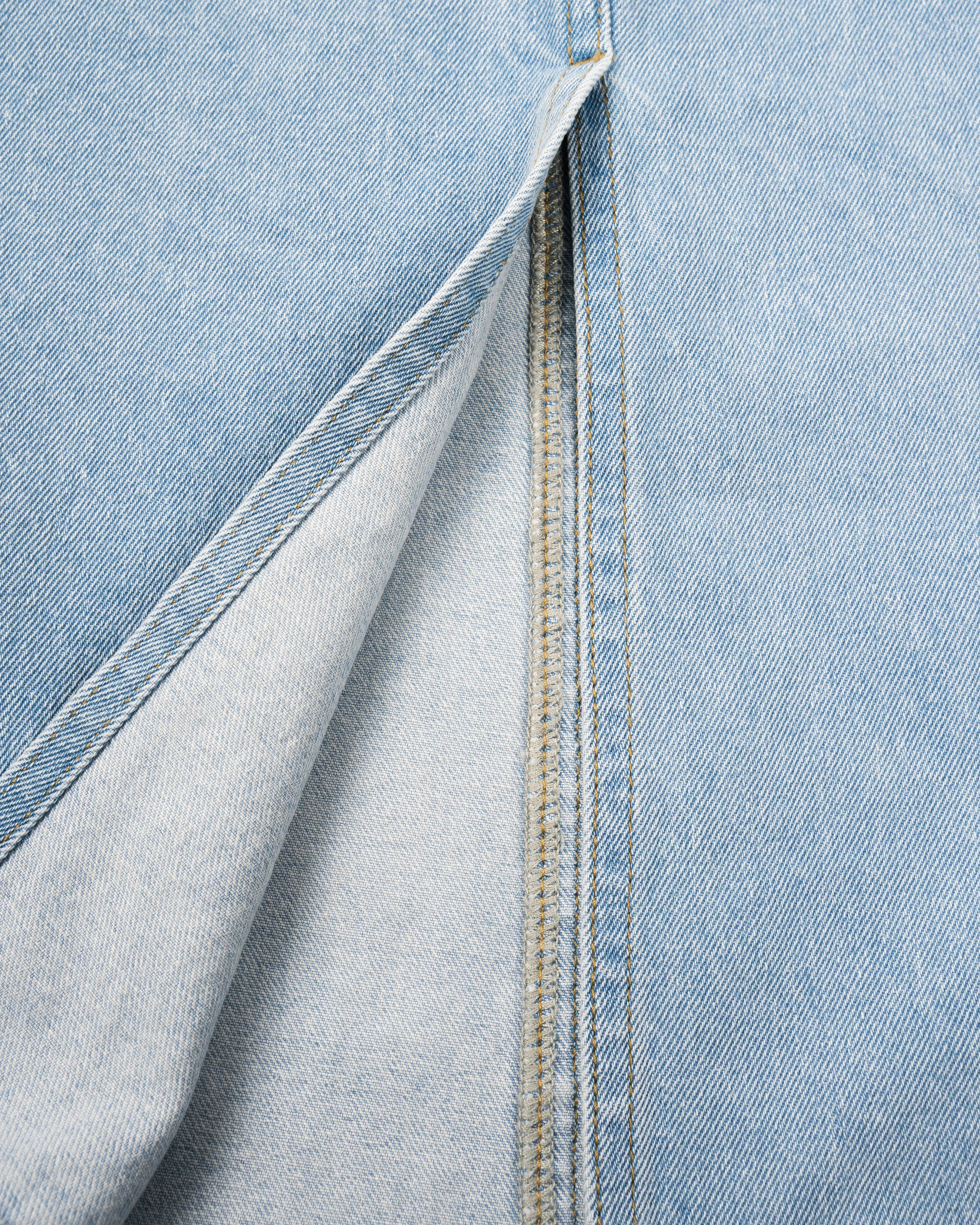 Straight Cut Denim Skirt (Denim)