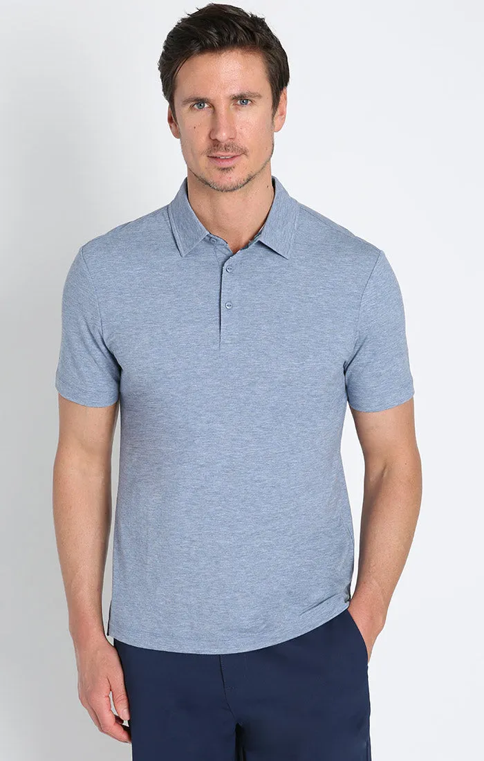 Stretch Poly Viscose Soft Polo