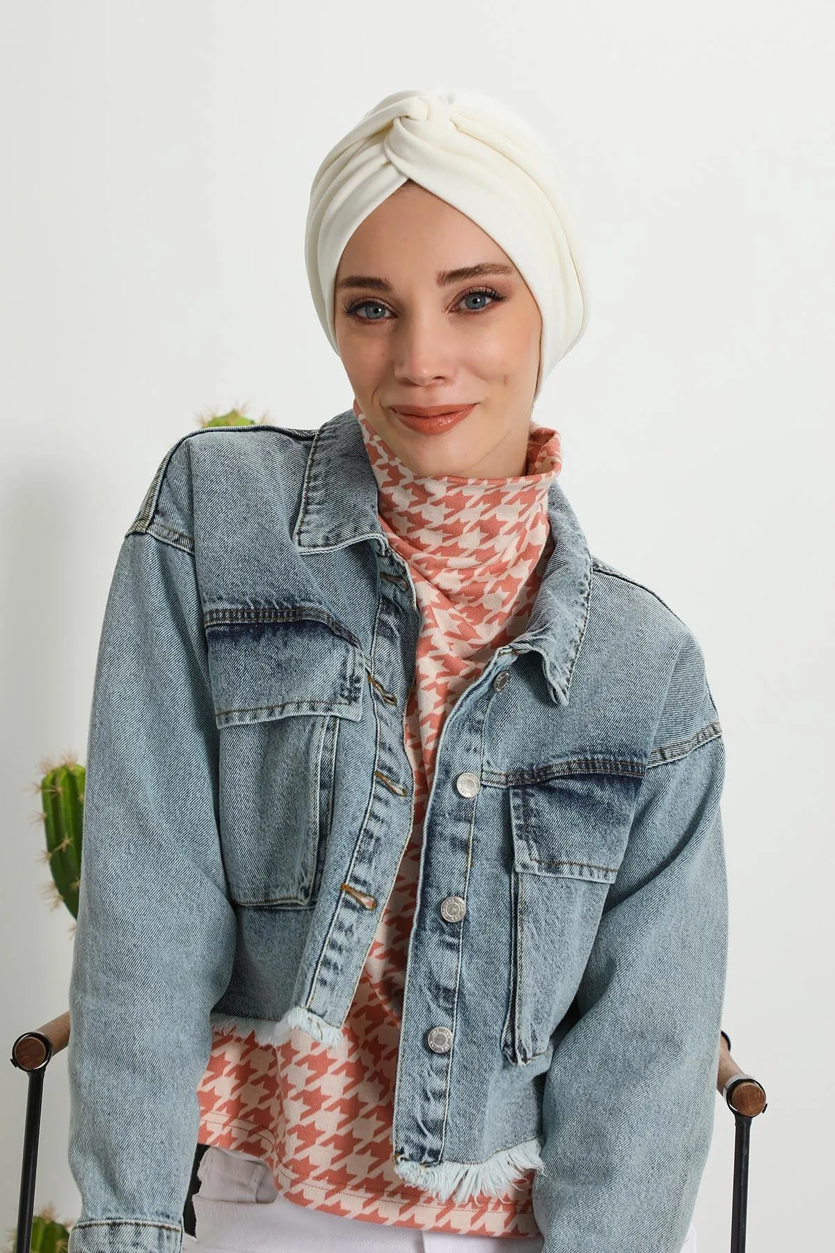 Stretchable Ribbed Winter Turban Bonnet for Women, Soft Polyviscose Headwrap, Cozy and Stylish Stretchable Headwrap for Cold Weather,B-4RB